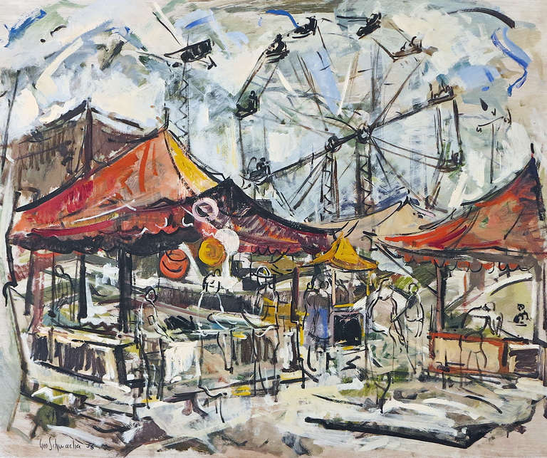 Mid-Century Modern Coney Island by George Schwacha