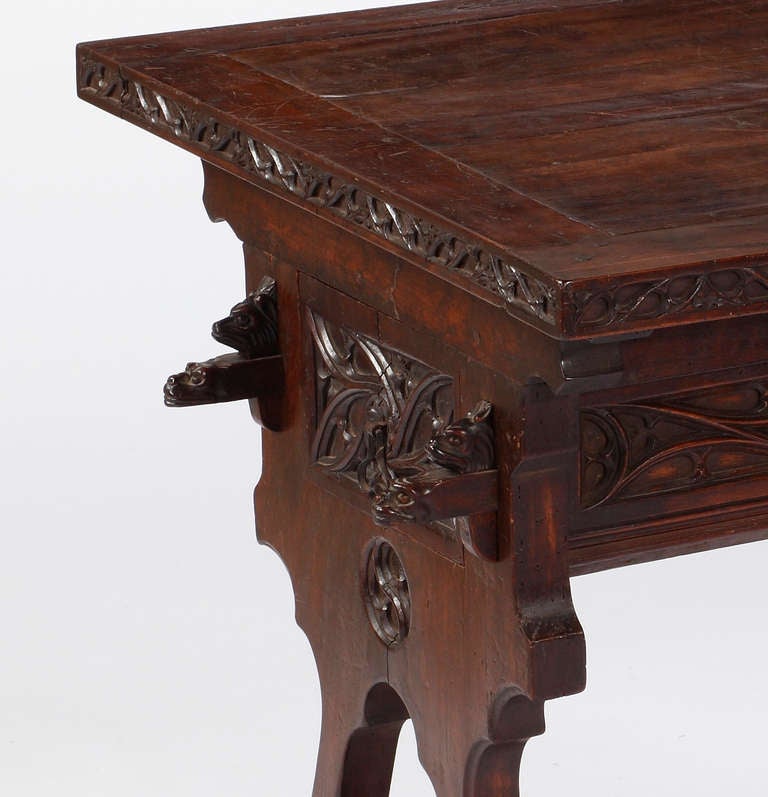 Spanish A Rare 18th Century Walnut Center Table Possibly Iberian For Sale