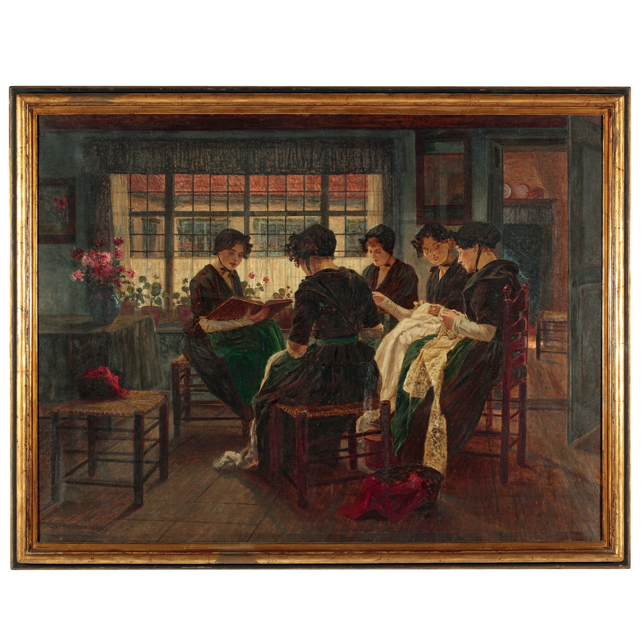 « La Lecture » de Walter Firle en vente