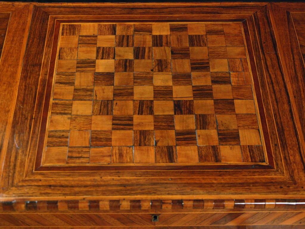 A Regency Inlaid Mahogany Games Table