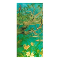 Pair of unusual Translucid" Acrylic Panels Part of a Set 12