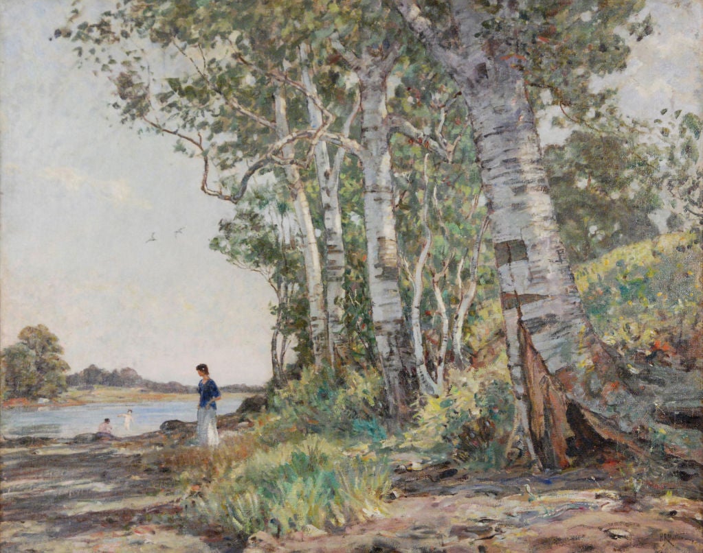 “An Afternoon at the Water’s Edge” by Howard Russell Butler