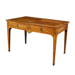 A Louis XVI Kingwood 
Tulipwood Inlaid Writing Desk