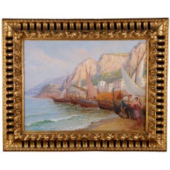 “Bay of Naples with Figures” by Carlo Ferranti