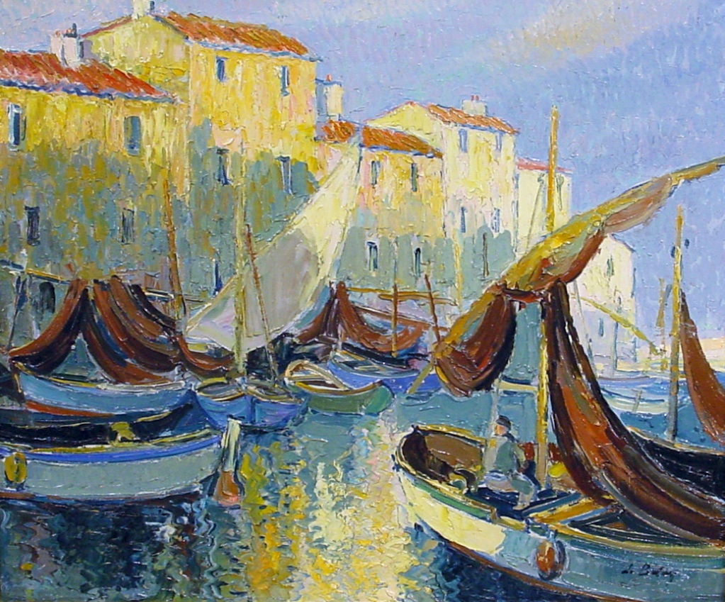 “Des Bateaux Au Port” by Pierre de Belay
