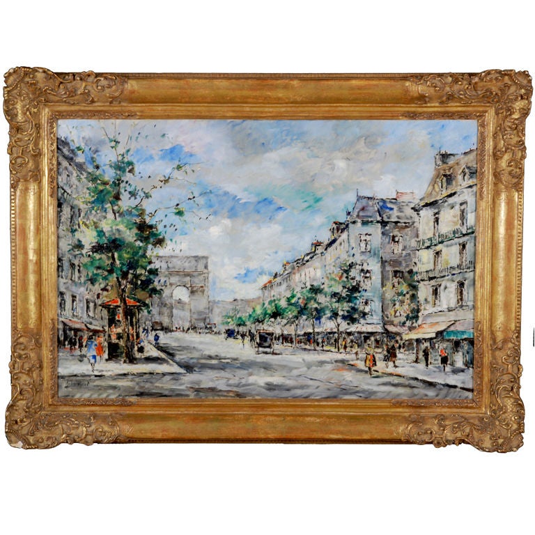 “Paris Street Scene” by Andre Picot