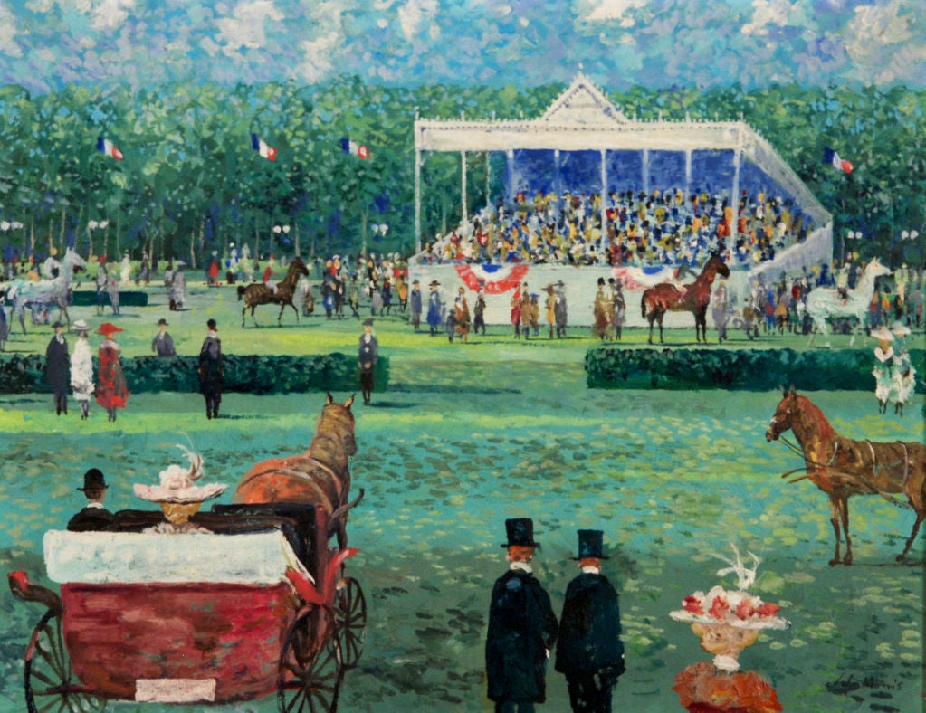 “A Day at the Races” by John Morris
