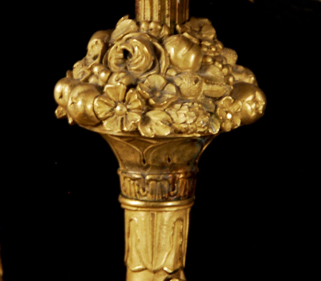 Neoklassizistische Bronze-Dore-Kandelaber, Thomire zugeschrieben, Paar im Angebot 1