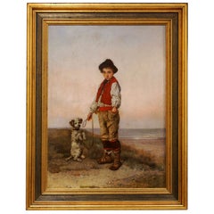 Antique “A Dog’s Trick” by Rudolf Hirth du Frenes