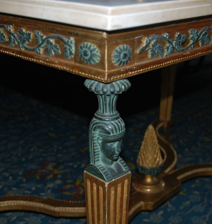 A Fine Swedish Empire Marble-top