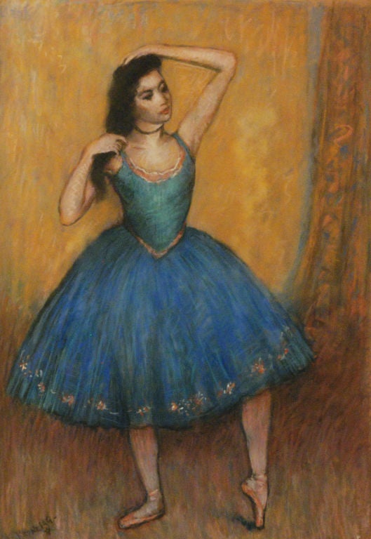 “Danseuse en Bleu” by Louis Kronberg