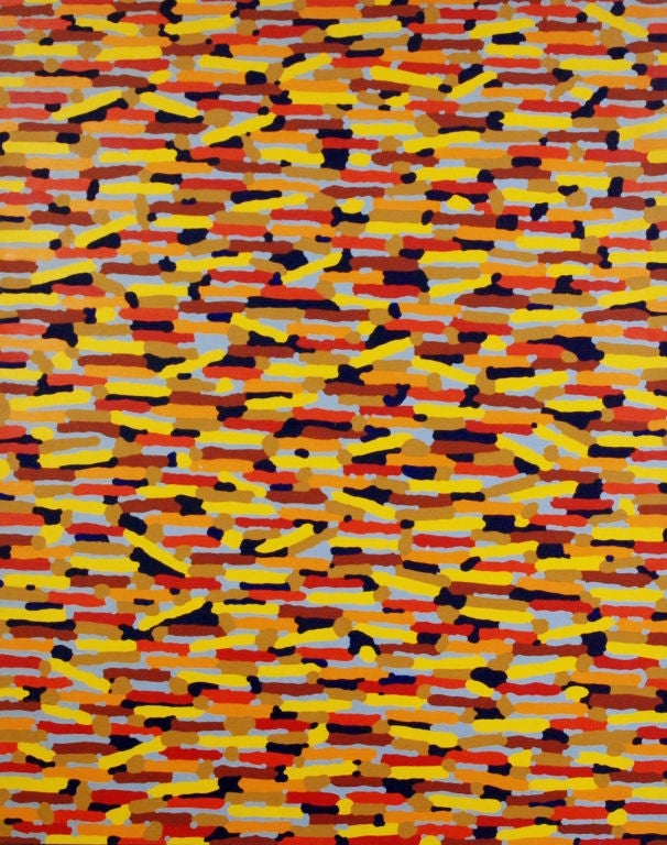 Nobumitsu Fukui
Japanisch/Amerikanisch, 1942-
Abstrakt, Unbetitelt

Acryl auf Leinwand
60 ¼ mal 48 Zoll.  W/Rahmen 61 mal 48 ¾ Zoll.
Signiert & datiert 1964

Provenienz: 
Privatsammlung, New York	

Art F33
