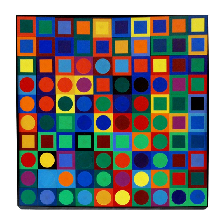 VICTOR VASARELY  Planetary Folklore Participations No. 1