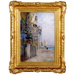 Antique “A Venice Scene” by Walter Francis Brown