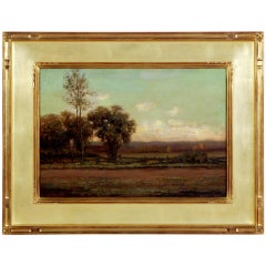 Antique “Landscape at Dusk” by Charles S. Dorion