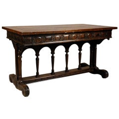 A French Henry II Walnut Table