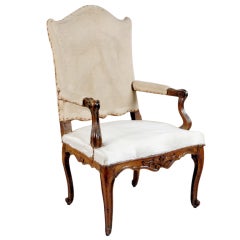 A Venetian Walnut Armchair, 18th Century