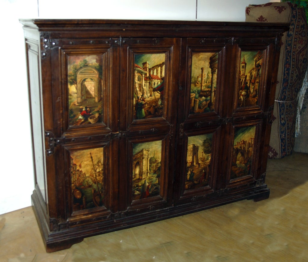 A Spanish Baroque Style Credenza