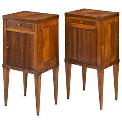 Pair of 18th Century Italian Walnut Commodes