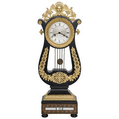 French Eight-Day Gilded Mantle Clock 3