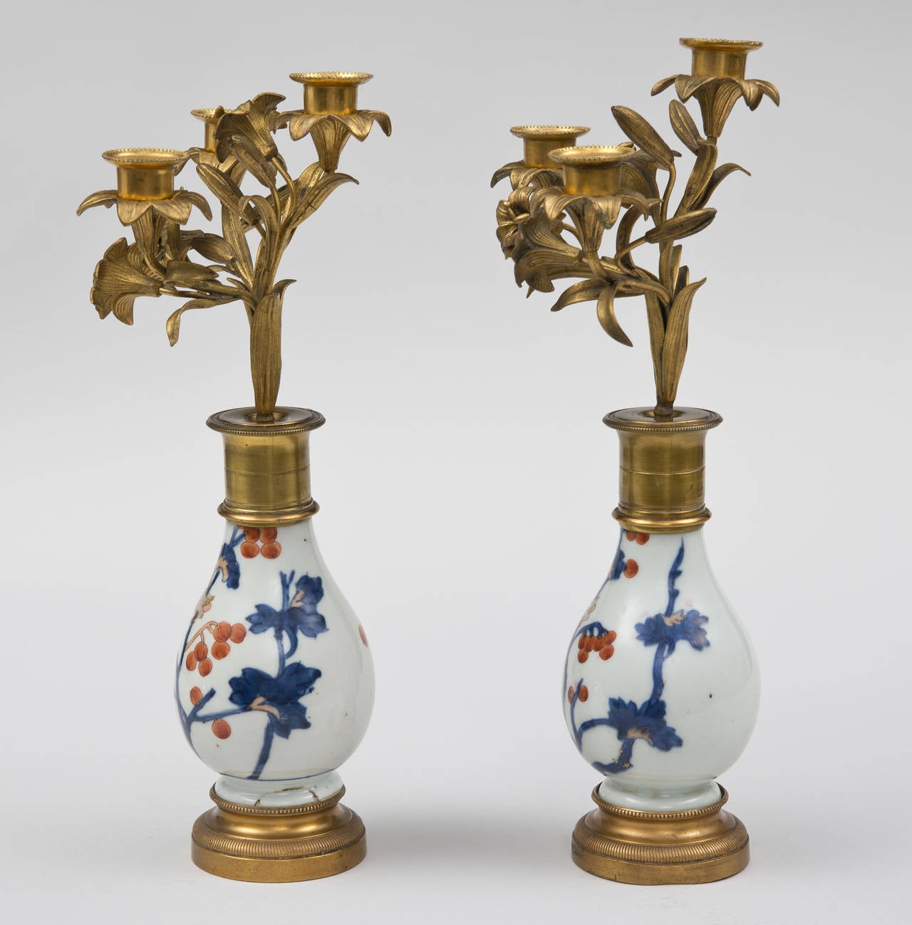 Louis XVI Pair of French Candelabrum on 