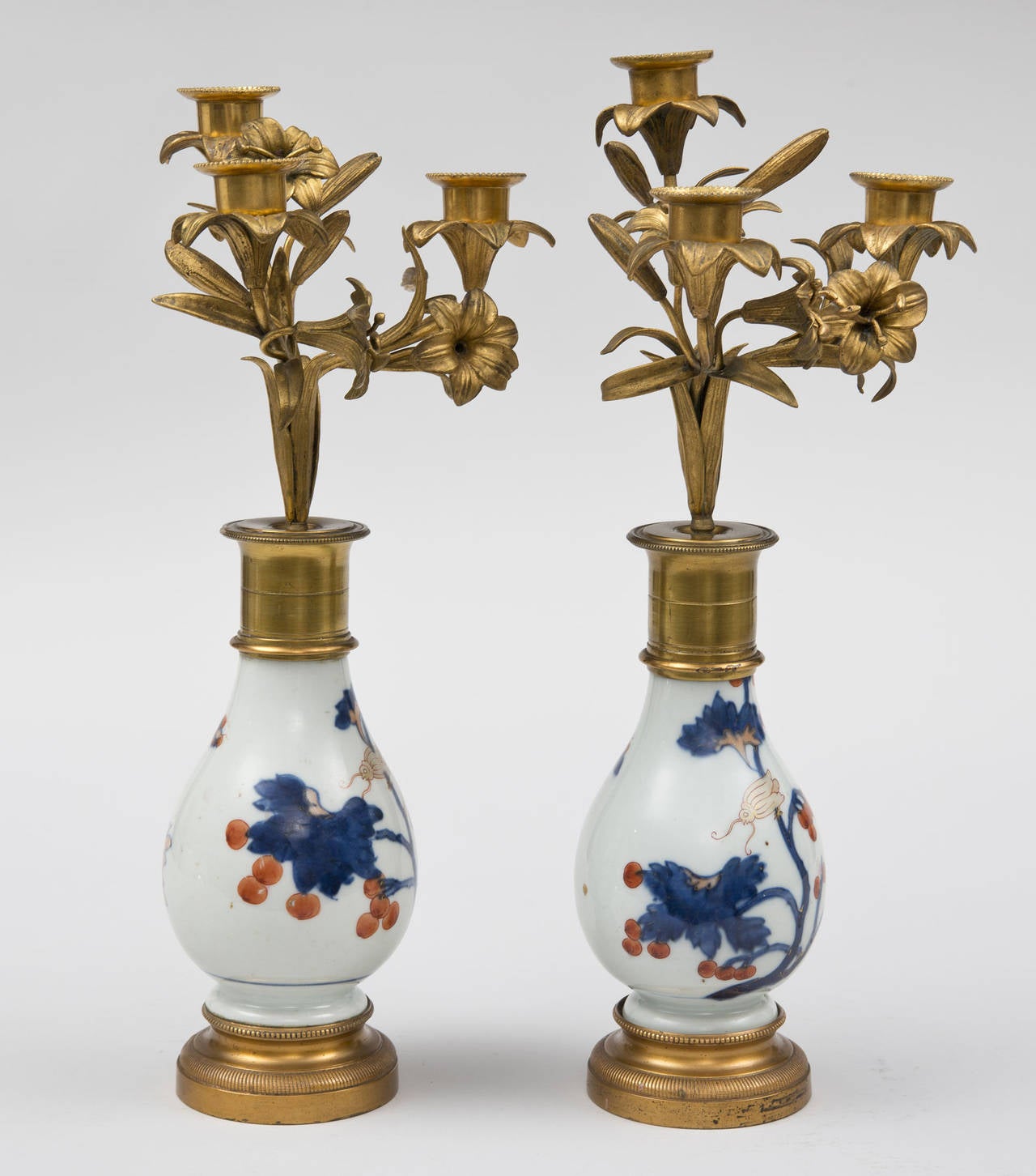 Pair of French Candelabrum on 