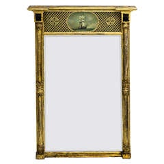Antique Regency Giltwood Pier Mirror 8