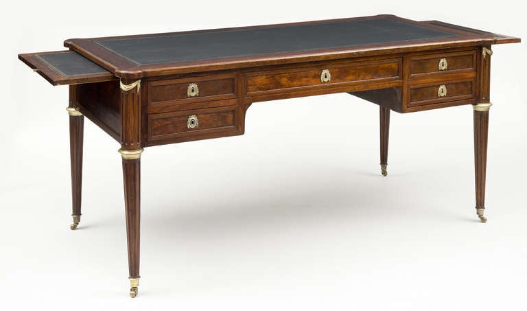 French Louis XVI Mahogany Bureau Plat circa 1790 1