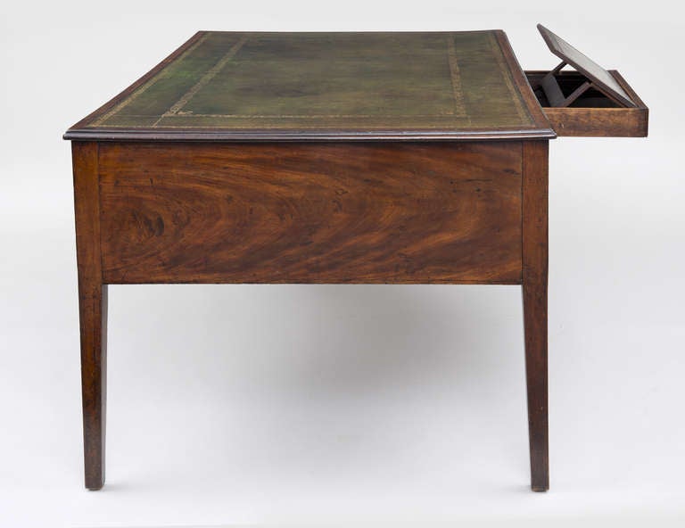 18th Century and Earlier Georgian Partners Writing Table, circa 1800 For Sale