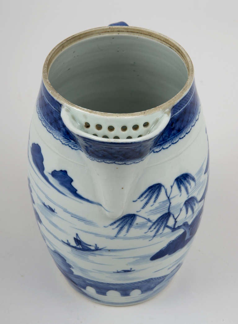 18th Century and Earlier Chinese Export Large Cider Jug, circa 1780 For Sale