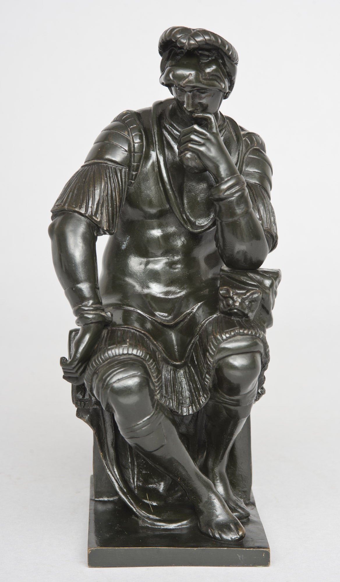 Italian Bronze Figure of Lorenzo de' Medici For Sale