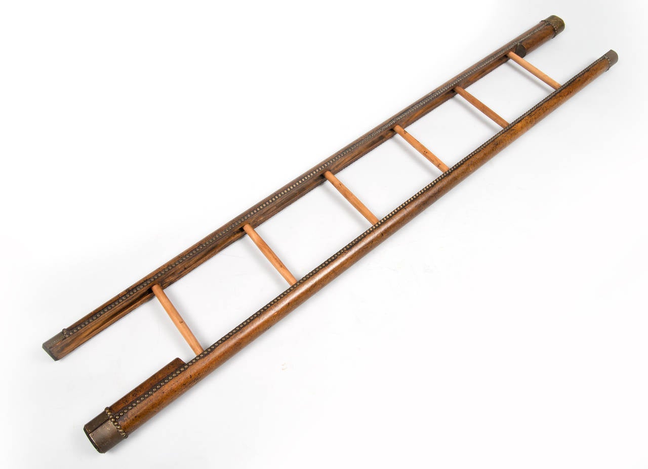 Victorian Antique Pole Ladder, Circa 1880
