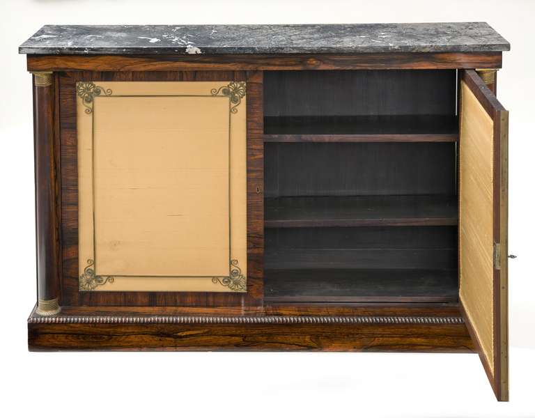 Regency Period Rosewood Side Cabinet, 1