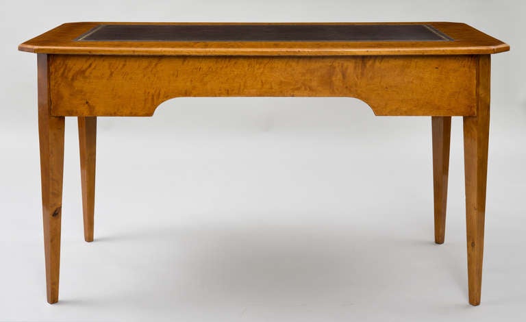 Swedish Biedermeier Birch Writing Table 4