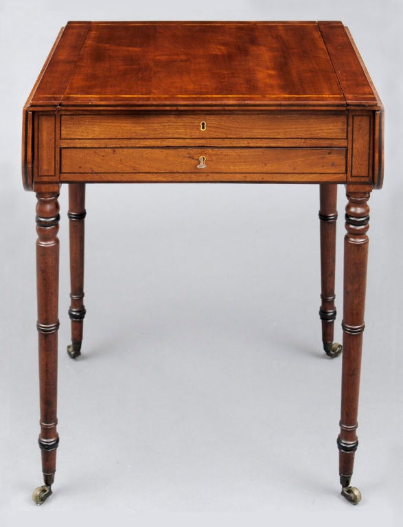 19th Century English Regency Games Table For Sale
