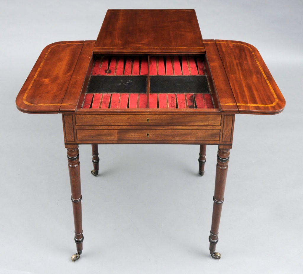 English Regency Games Table For Sale 5