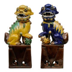Antique Pair of Chinese Foo Dogs