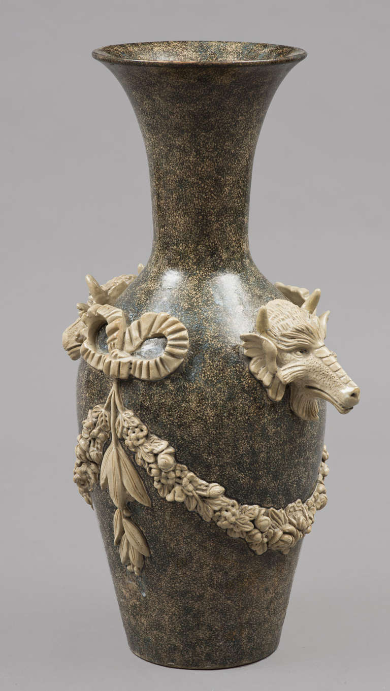 Industrial Lipscombe Stoneware Vase circa 1860