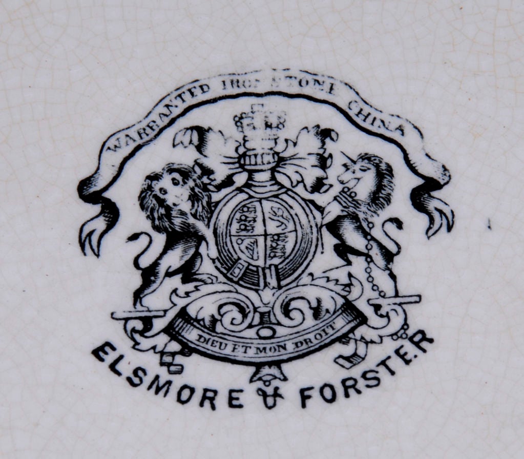 19th Century English Elsmore & Forster Circus Jug