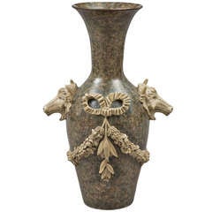 Antique Lipscombe Stoneware Vase circa 1860