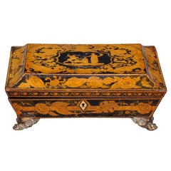 English Regency Penwork Games Box