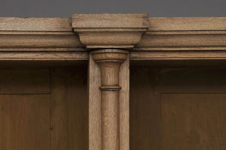 William IV Bleached Oak Library Open Bookcase, Circa 1830 2