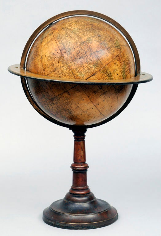 19th Century American Globe on Stand