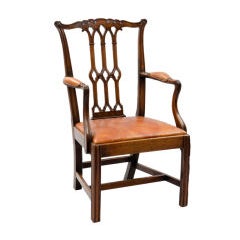 English Chippendale Style Armchair 6