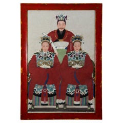 Chinese Family Ancestor Portrait