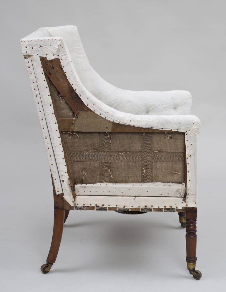 Mahogany Regency Library Armchair, circa 1810