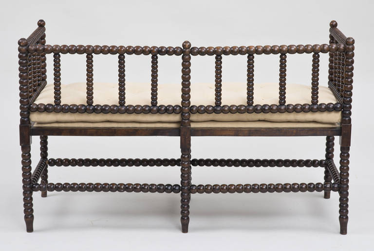 19th Century Bobbin Turned Bench