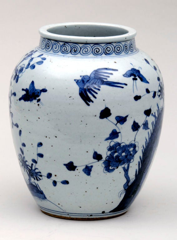 Porcelain Chinese Shunzhi Vase For Sale