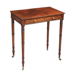 English Regency Mahogany Side Table
