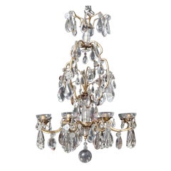 Large French Crystal Chandelier 1
